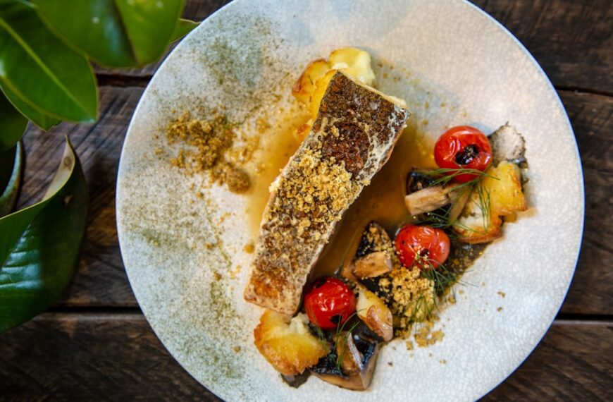 Photo Food plating